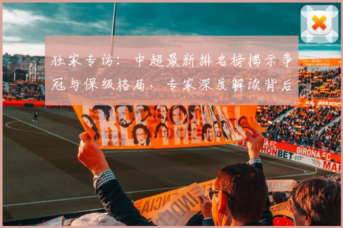 独家专访:中超最新排名榜揭示争冠与保级格局,专家深度解读背后玄机