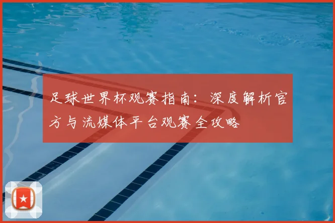足球世界杯观赛指南:深度解析官方与流媒体平台观赛全攻略